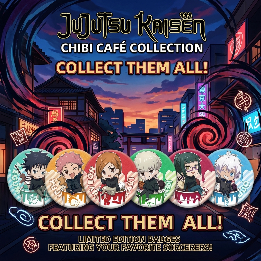 Anime Badge Jujutsu Kaisen Dou - Gojo Anime Merchandise review and price