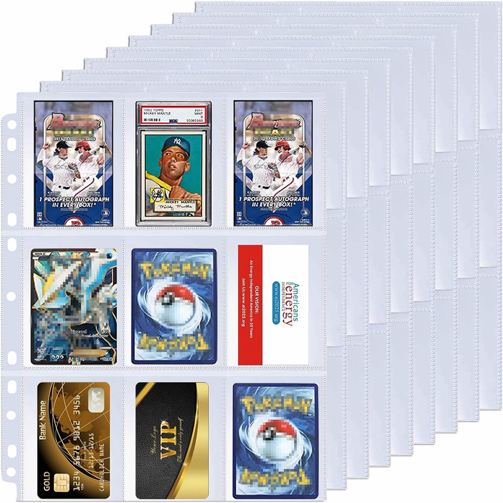 50 Pages 450 Pockets Single Si - Collector Card Sleeve review and price