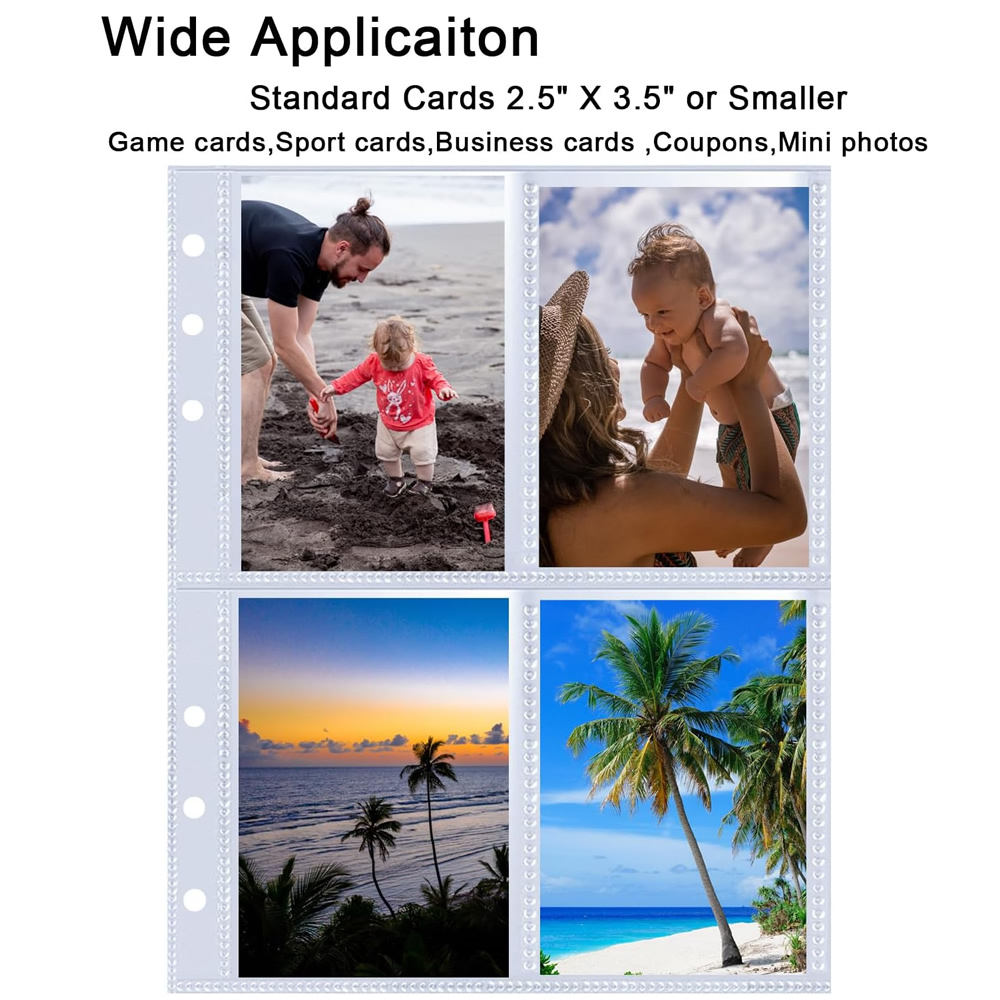 4 Pockets Photo Card Sleeves B - Collector Card Sleeve review and price