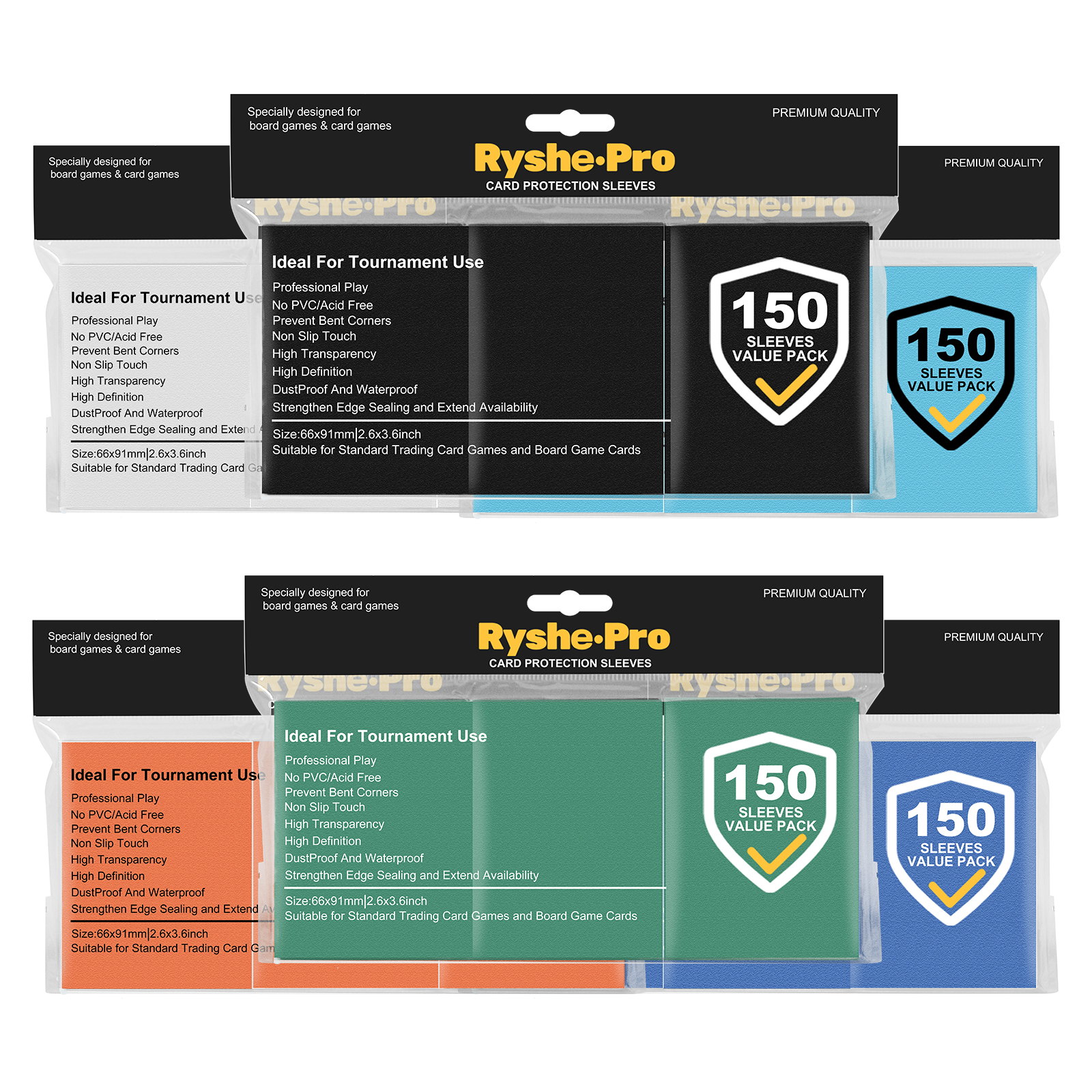 150Pcs 66*91mm Premium Card Sl - Collector Card Sleeve review and price