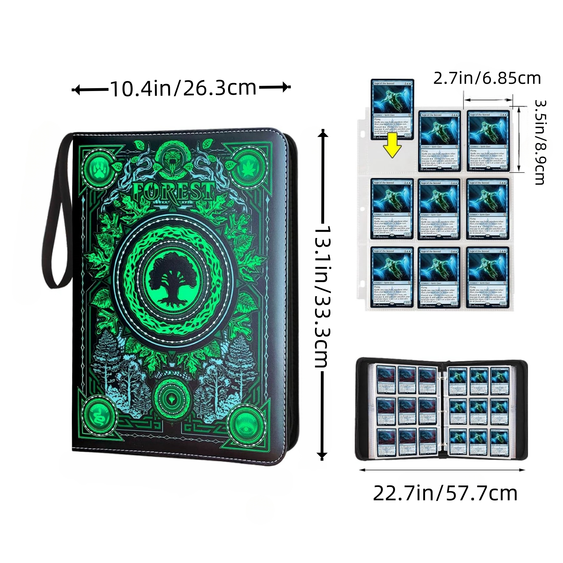 9 Pocket Card Binder with Slee - Collector Card Sleeve review and price