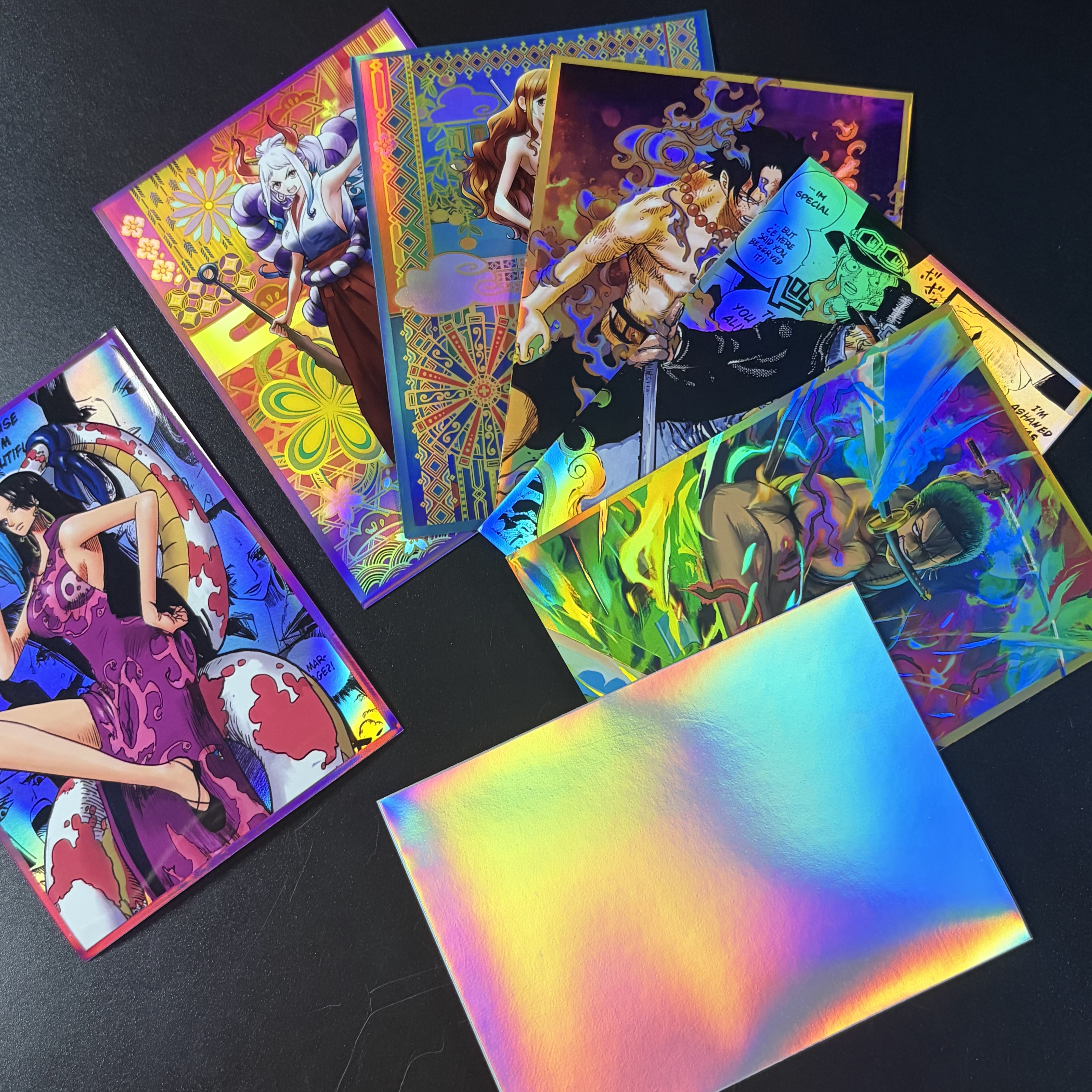 Holographic One Piece Sabo/Zor - Collector Card Sleeve review and price