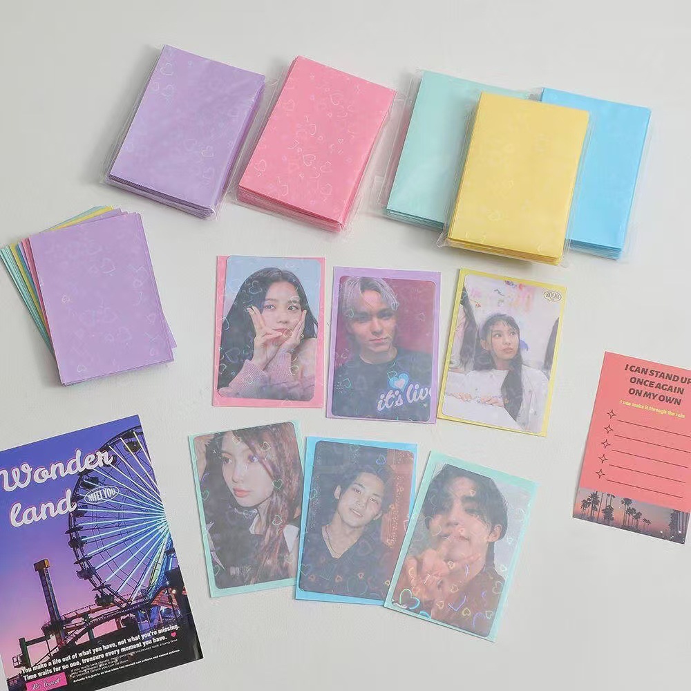 61x91mm Laser Heart Card Sleev - Collector Card Sleeve review and price